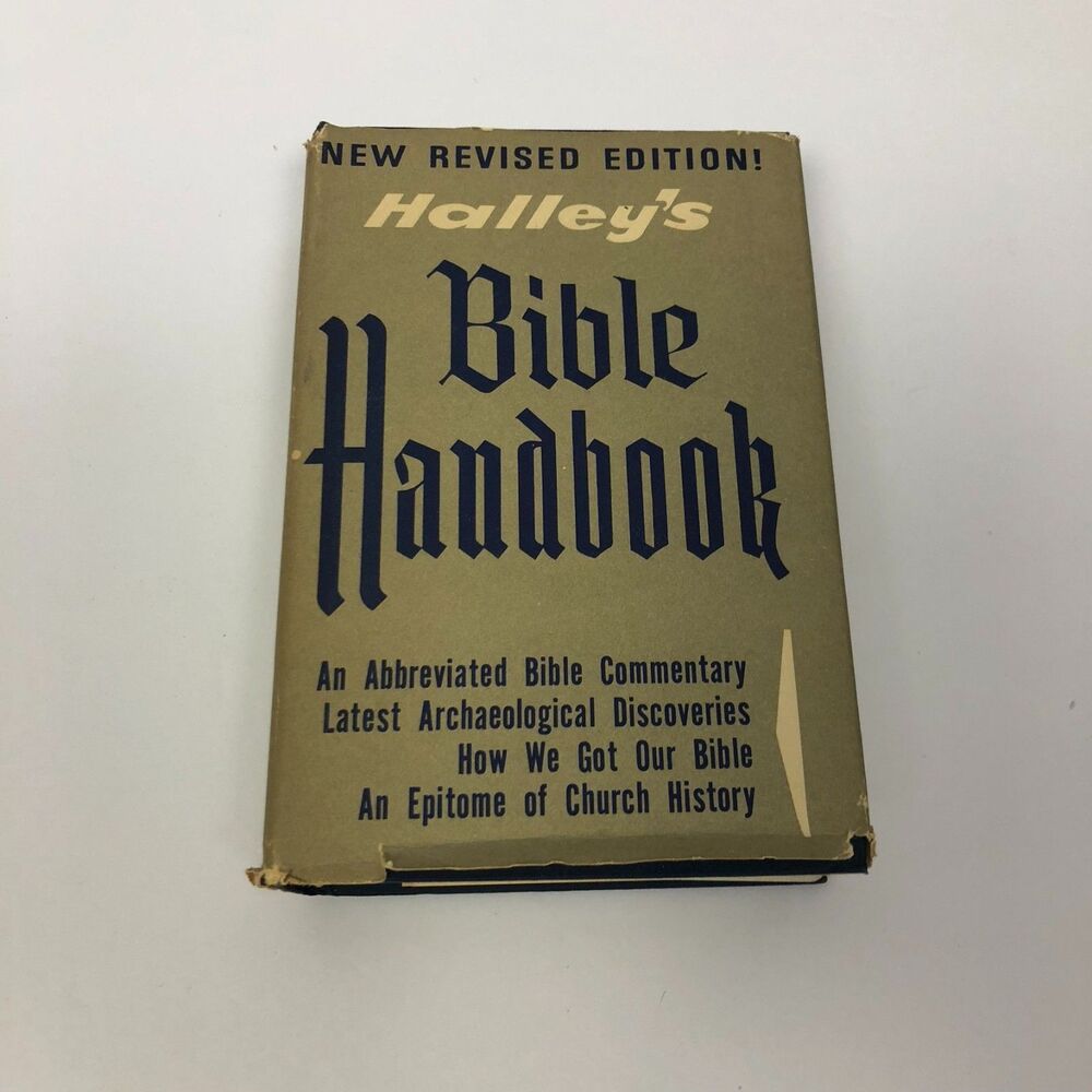 Vintage Halley's Bible Handbook by Henry H Halley (1962, Hardcover) New Revised
